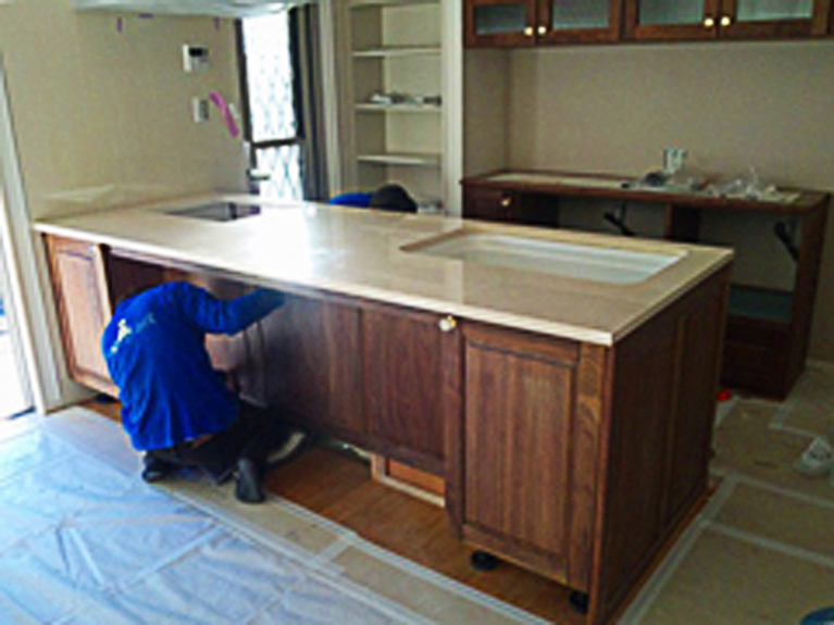 オーダーキッチンの施工例