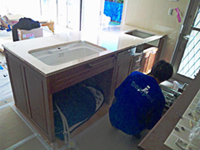 オーダーキッチンの施工例