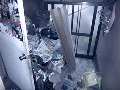 お部屋の片付け