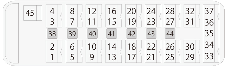 貸切バス　座席表