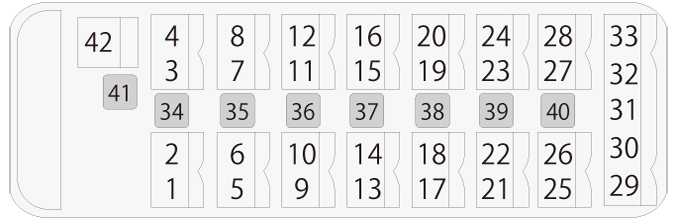 貸切バス　座席表