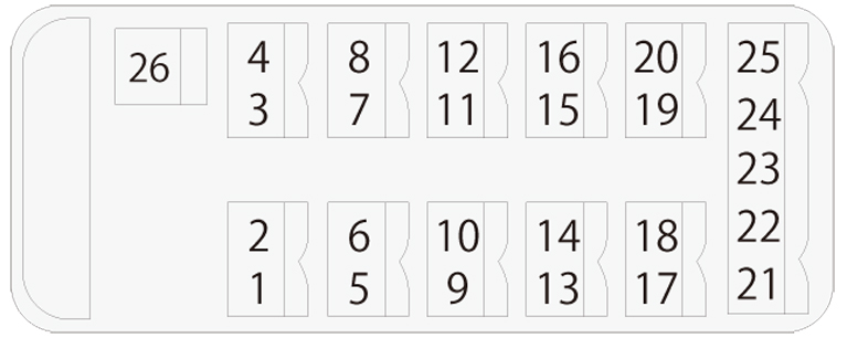 貸切バス　座席表
