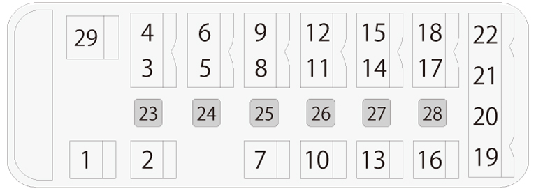 貸切バス　座席表