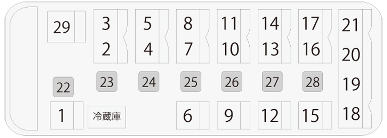 貸切バス　座席表