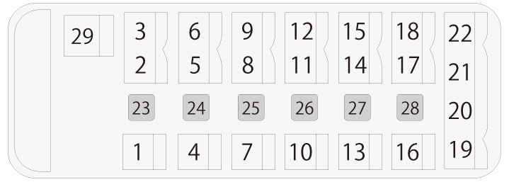 貸切バス　座席表