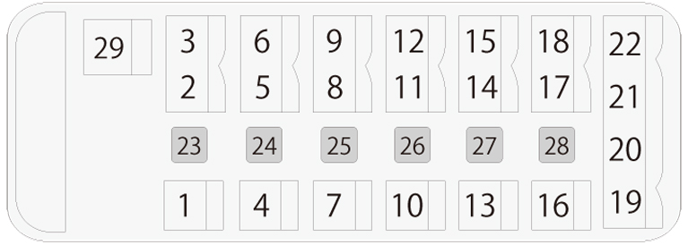 貸切バス　座席表
